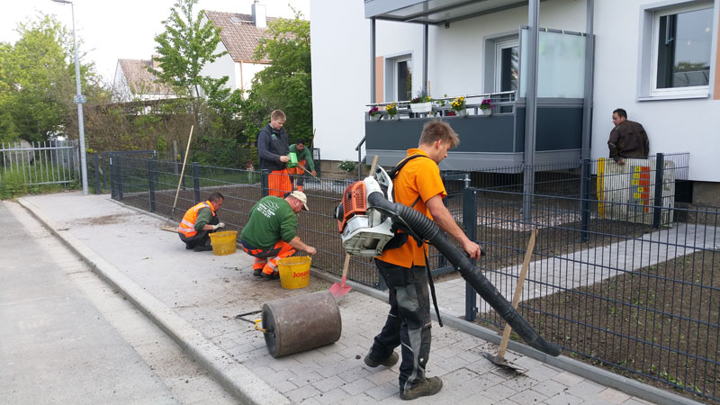 Landschaftsgärtnerische Tätigkeiten