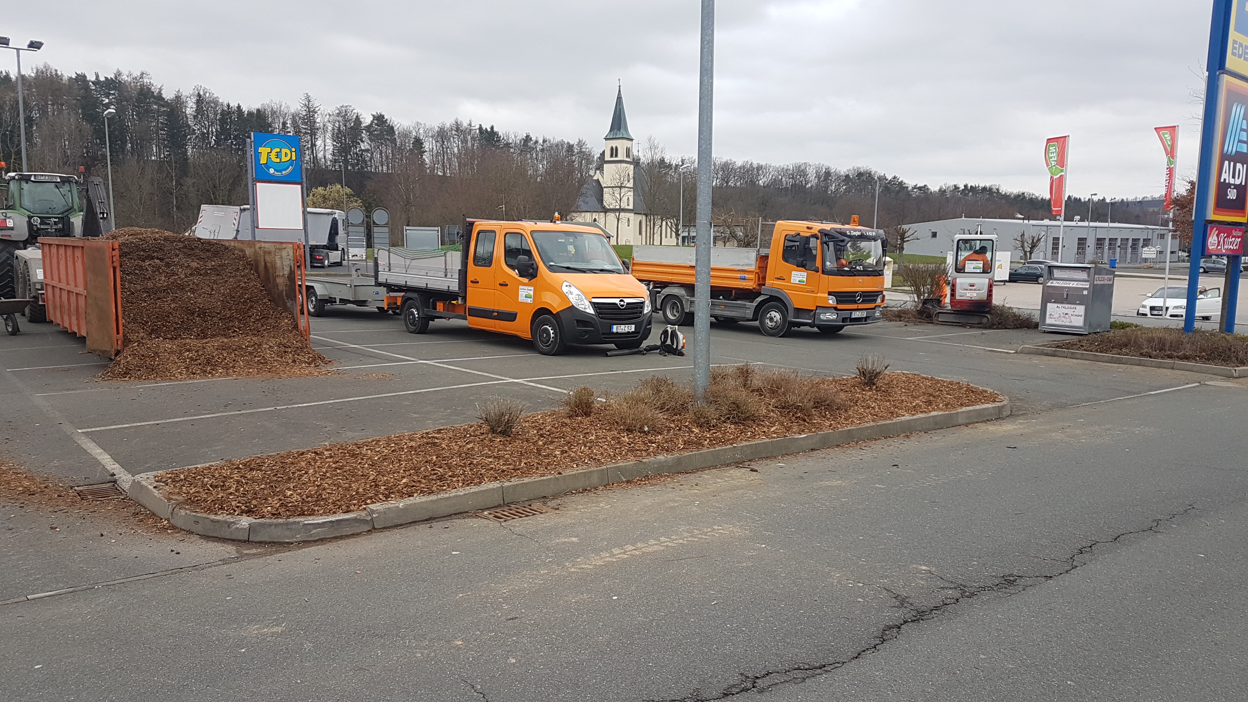 Landschaftsgärtnerische Tätigkeiten