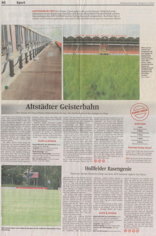 Sportplatzpflege