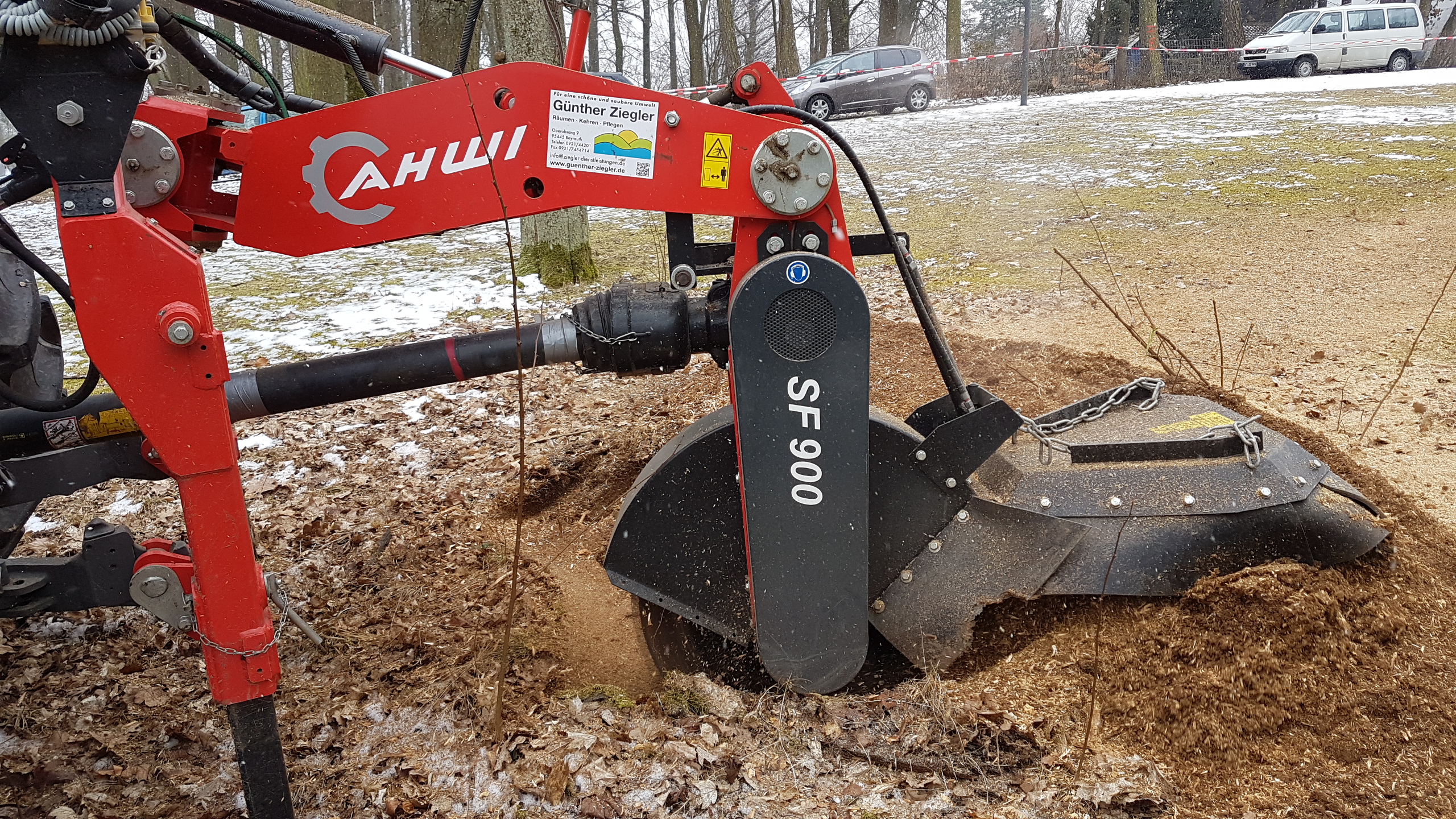 Stockfräsen und Rodung