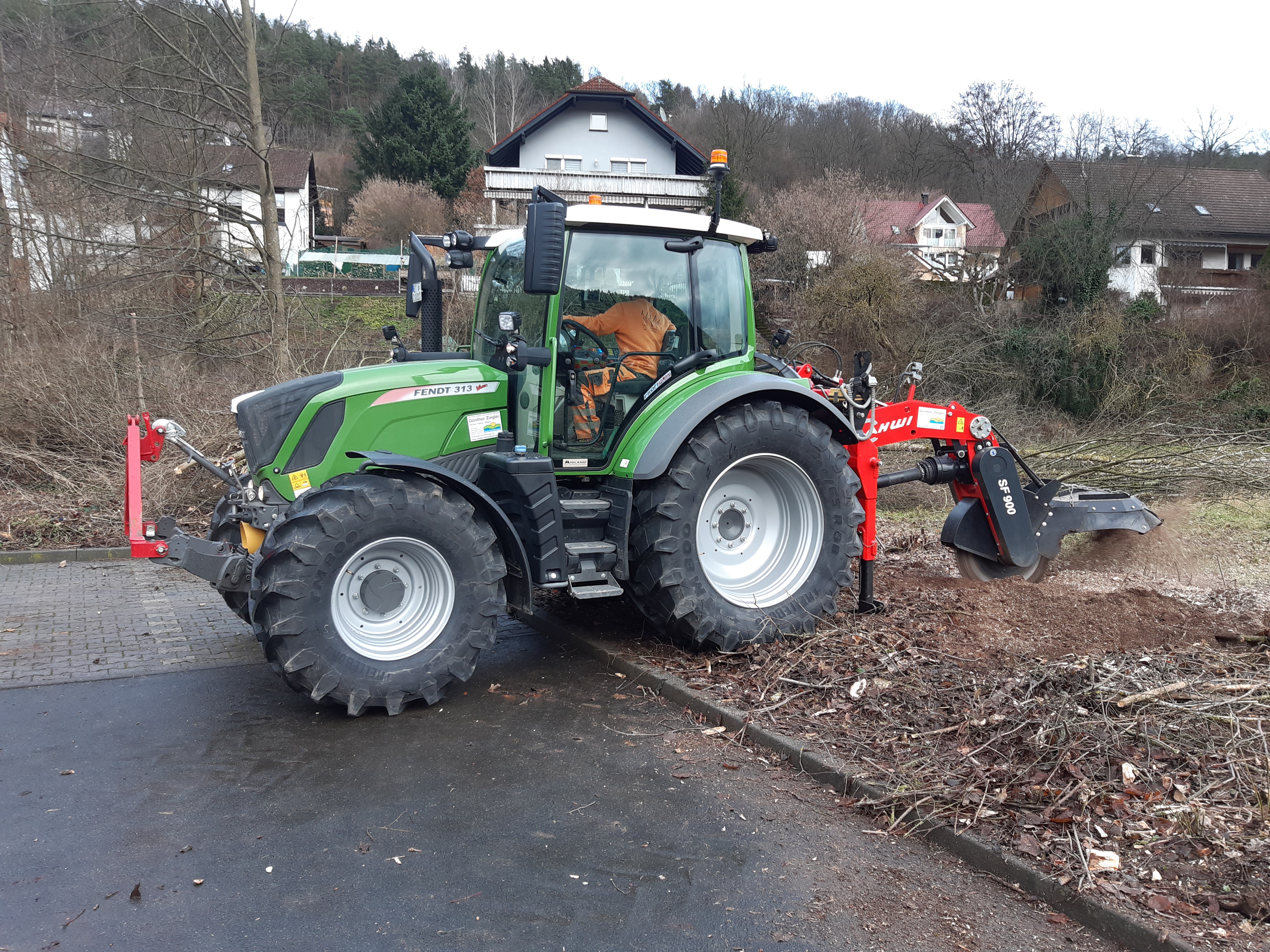 Stockfräsen und Rodung